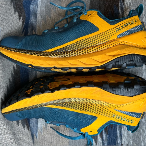 Men’s Altra Olympus 4 size 8.5 Blue & Orange - Picture 5 of 7